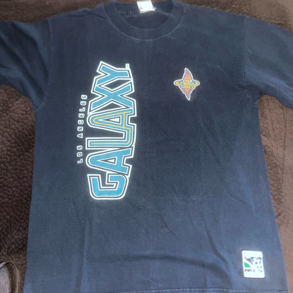 VTG MLS LA Los Angeles Galaxy 1996 Soccer T-Shirt Large